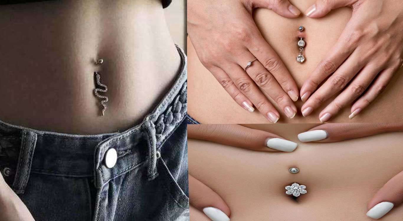 Navel-piercing